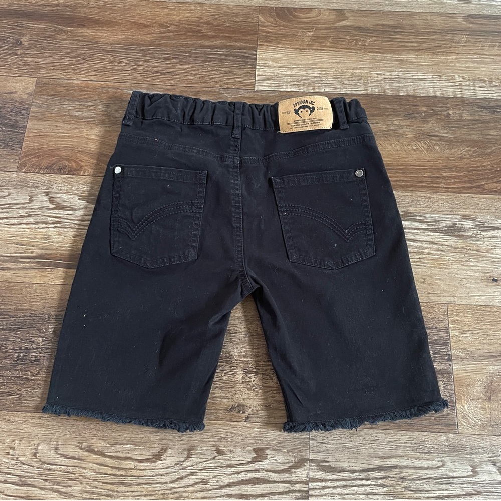 Appaman black fray hem shorts 10